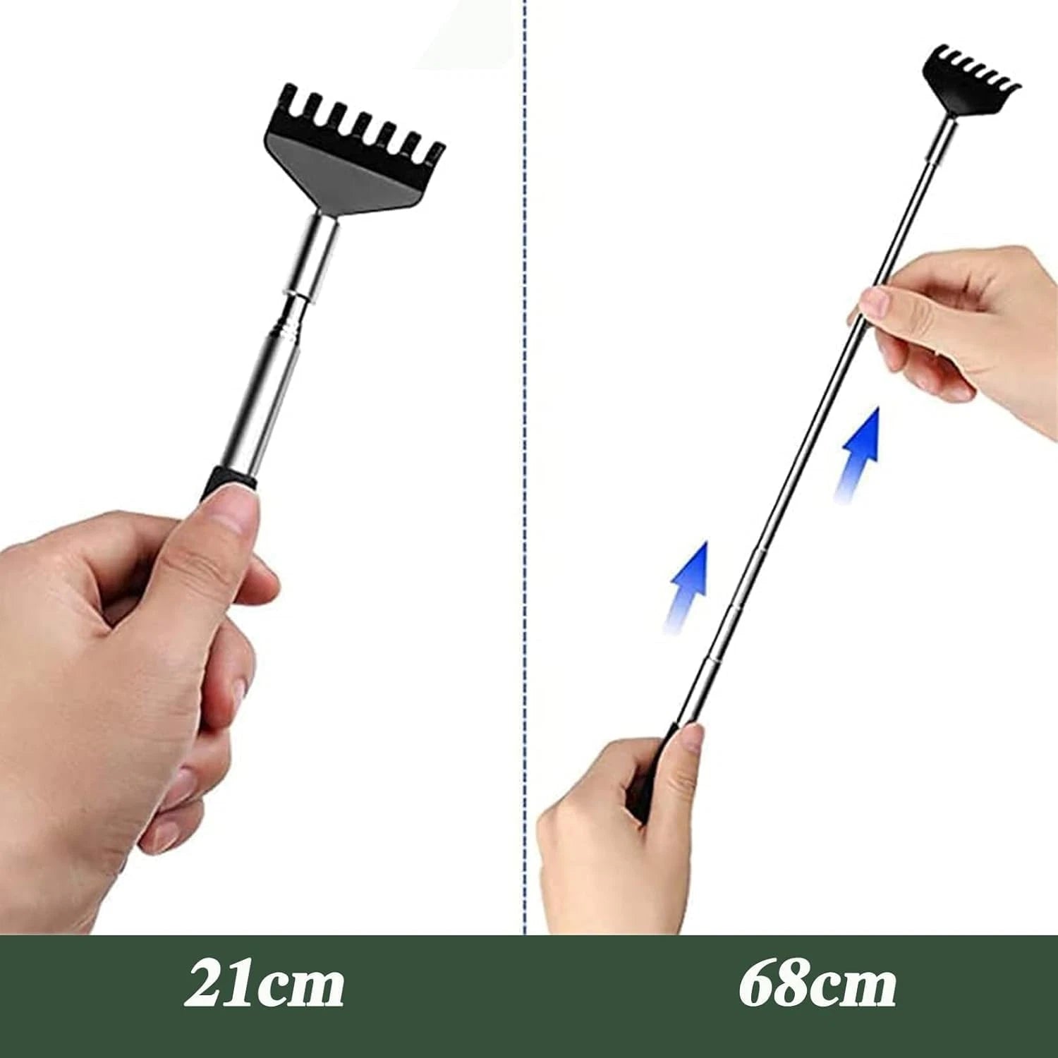 2 Pack Portable Extendable Back Scratcher -  Back Scratchers for Adults Back Mas