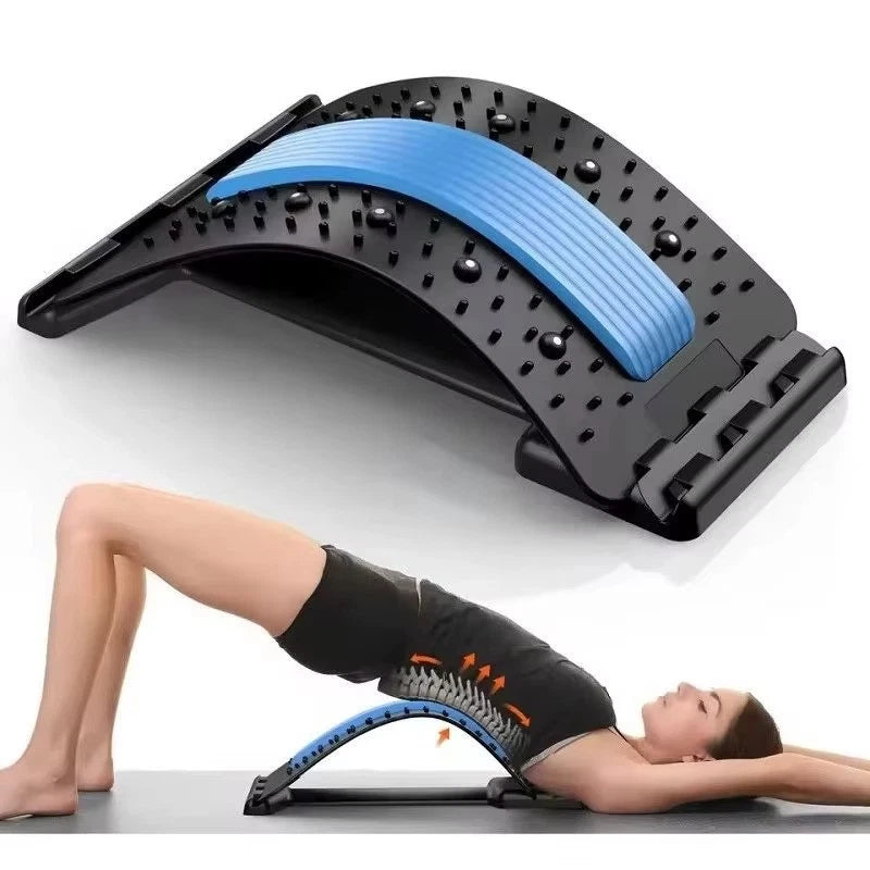 Back Stretcher for Lower Back Pain Relief, Back Cracking Device, Multi-Level