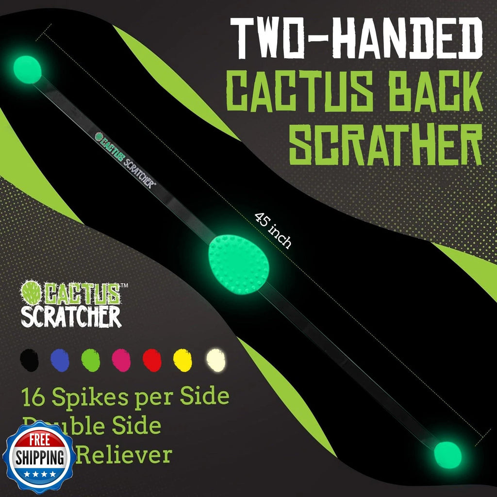 Cactus Scratcher Original Back Scratcher for Itching Relief, 2-Sided Aggressi