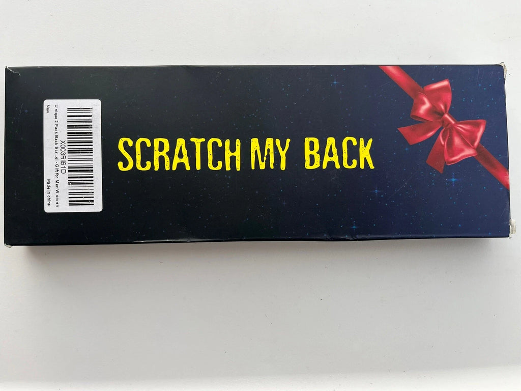 Unique 2 Pack Back Scratcher with Gift Bag - Premium Portable Metal Telescoping