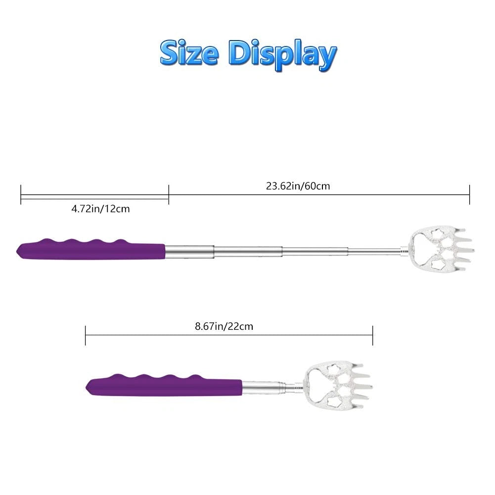 6 Pack Telescoping Back Scratcher - Bear Claw Back Scratchers - Portable Exte...