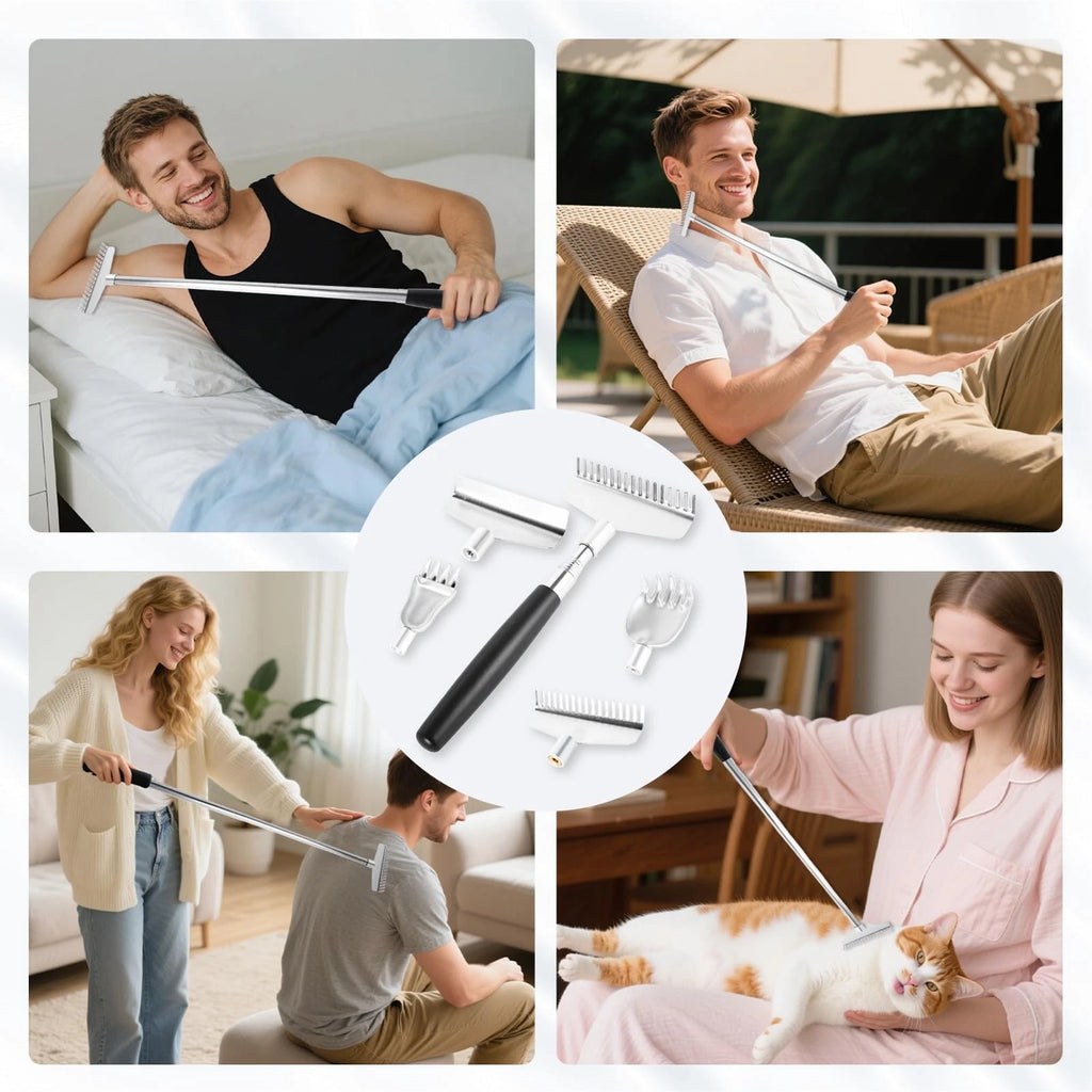 Oversized Back Scratcher Detachable Backscratchers Extendable with Extra Larg...