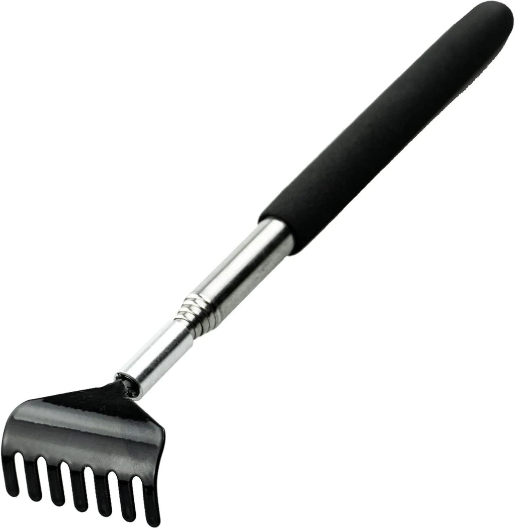 Stainless Steel Telescoping Back Scratcher Massager, Extendable Itch Relief Tool