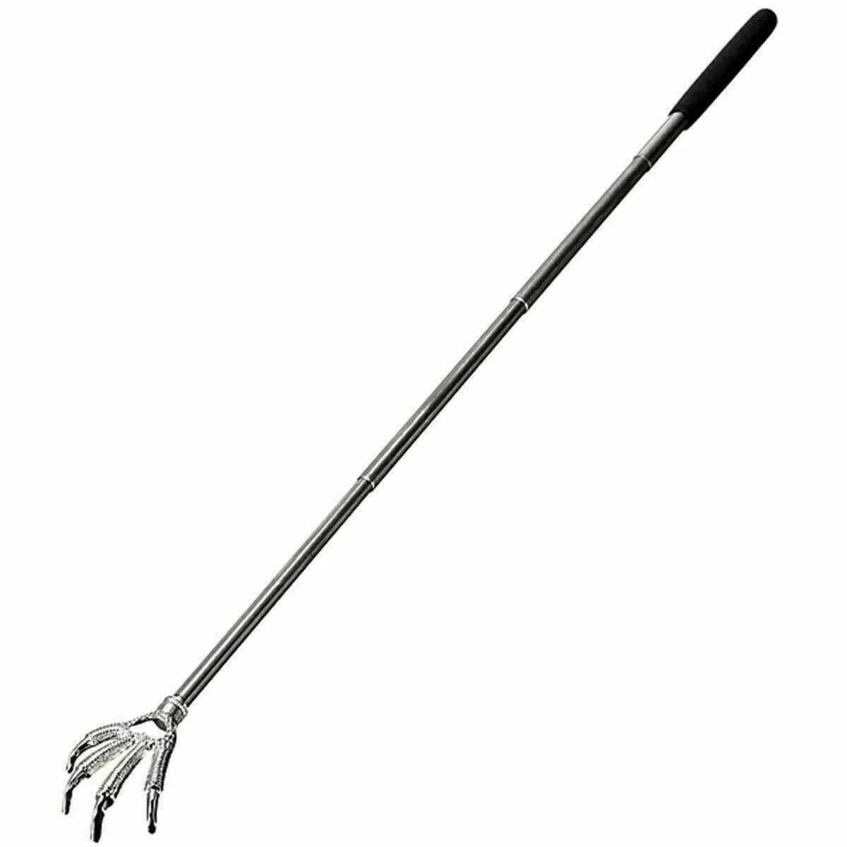 BEAR CLAW / RAKE BACK SCRATCHER METAL EXTENDING MASSAGER TELESCOPIC PORTABLE UK
