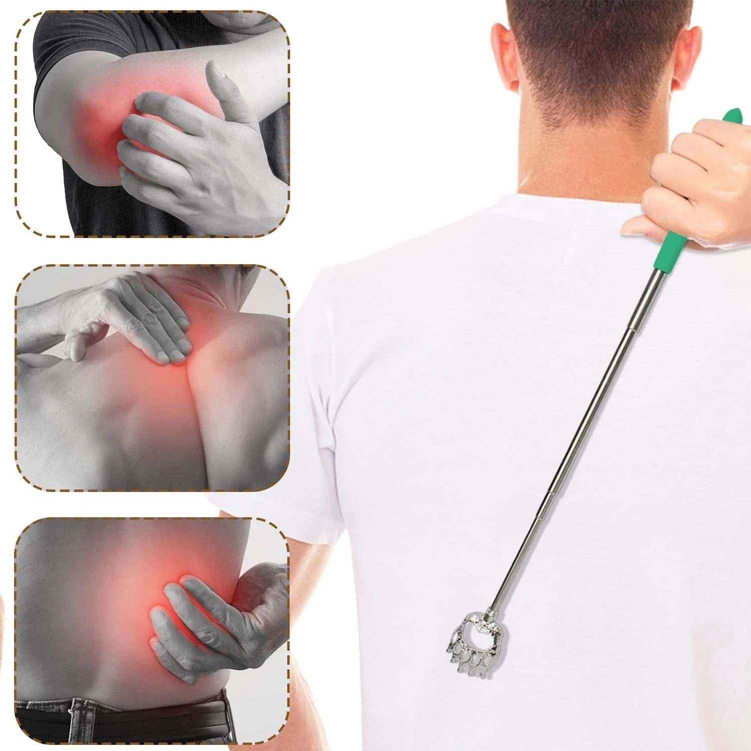 6 Pack Extendable Back Scratchers - Perfect Gifts for Dad & Special Occasions