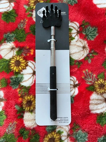Dashing Back Scratcher Extendable Black & Silver extends up to 27.25 inches