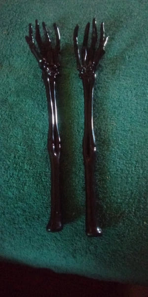 2 Skeleton Hand Back Scratchers