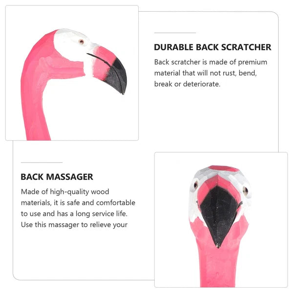 Back Scratcher Hand Crafted Animal Wooden Backscratcher Body Relaxation Self-...