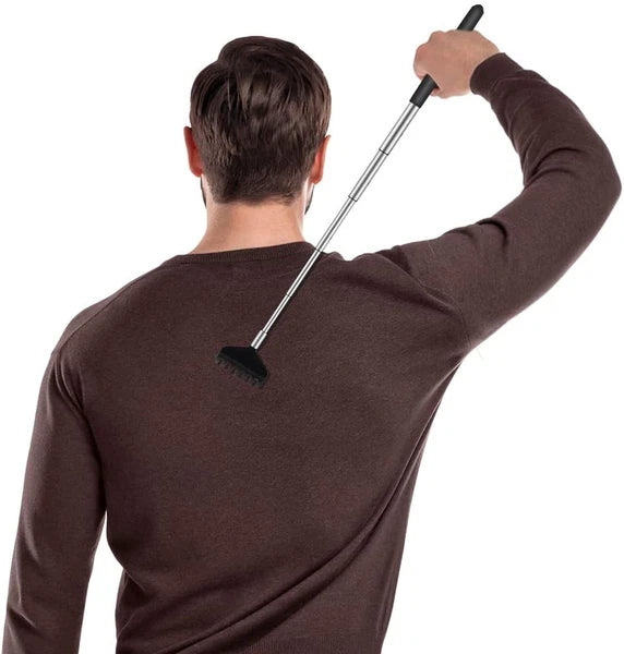 6 Pack Extendable Back Scratcher - Portable Telescoping Metal Back Scratchers/Ha