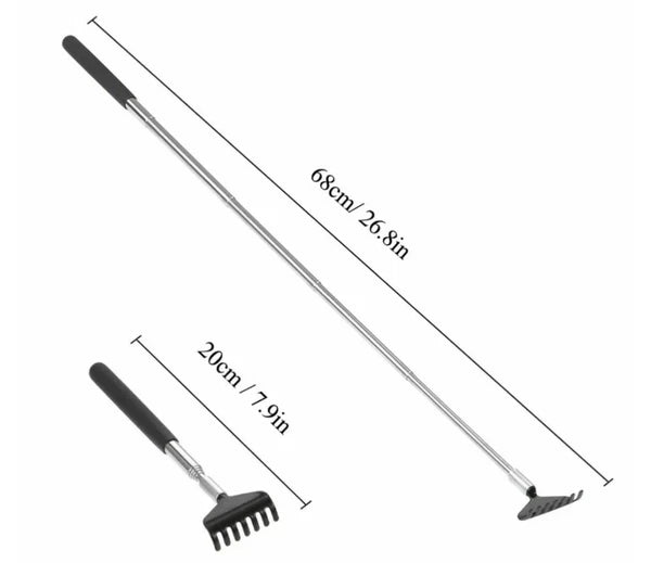 Adjustable 58cm Extending Back Scratcher Massager Telescopic Portable Massage UK