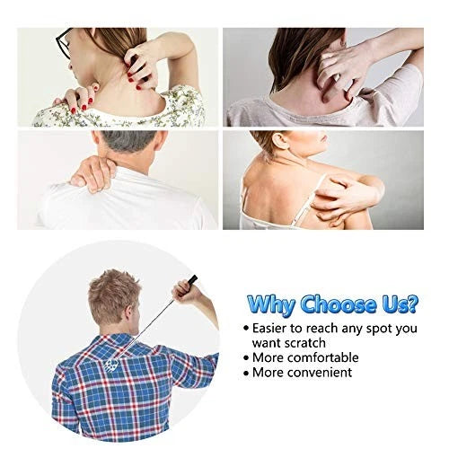 8 Pack Back Scratcher for Adults Extendable - 8 Count (Pack of 1) Multicolor