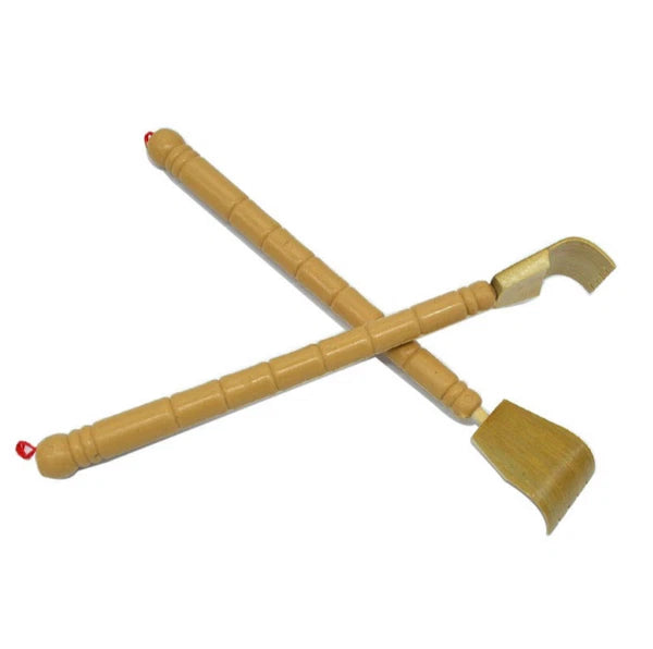 3pcBamboo Telescopic Back Scratcher Extendable Wooden Back Itching Self Massager