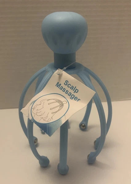 Head Massager/Scratcher, Massaging Scalp Help Relax, Calm Stress, w/ Steel Ball