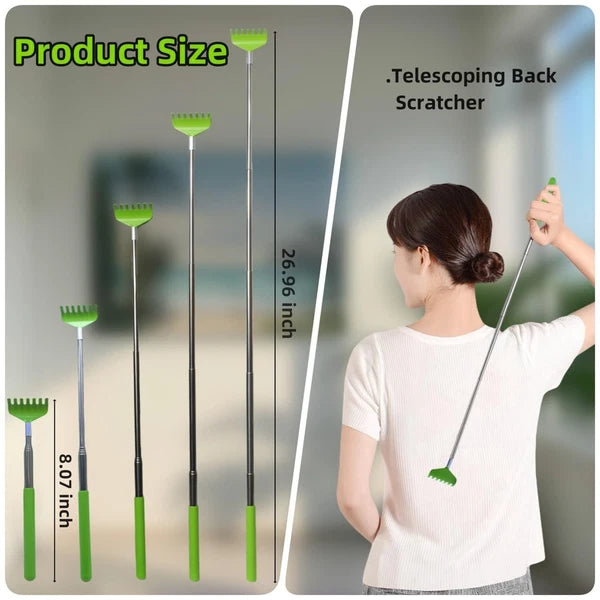 Telescoping Back Scratcher for Women Men, 10 Pcs Back Scratcher for Kids Exte...