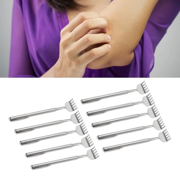 10Pcs Telescoping Back Scratcher, Back Scratcher Extendable Stainless Steel P...