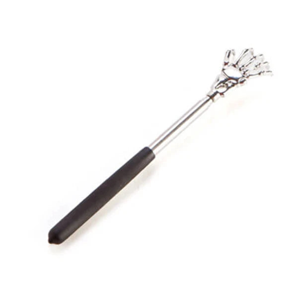 Back Scratcher Backscratcher Back Scratchers Skull Extendable Telescopic Silver