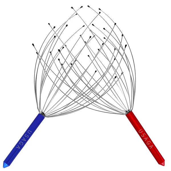 Head Scratcher 20 Fingers Scalp Massager Head Whisk Massager for Head Body St...