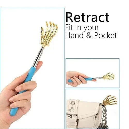 Back Scratcher Hand Massager backslap(2- Pack) Portable Extendable Telescopic...