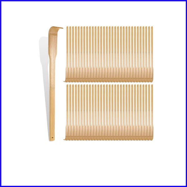 Bamboo Back Scratcher Set of 50 - Unique Handmade Gifts for Easy Itch Relief