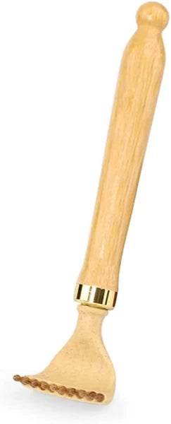 Bamboo Back Scratcher for Easy to Reach Itch Point Self-Therapeutic Telescopi...