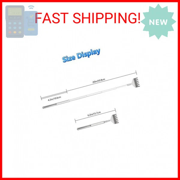 Extendable Back Scratcher for Men - YIMICOO 3 Pack Portable Telescopic Metal Bac