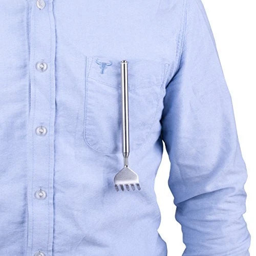 8 Pack Metal Extendable Telescopic Back Scratchers for Itch Relief