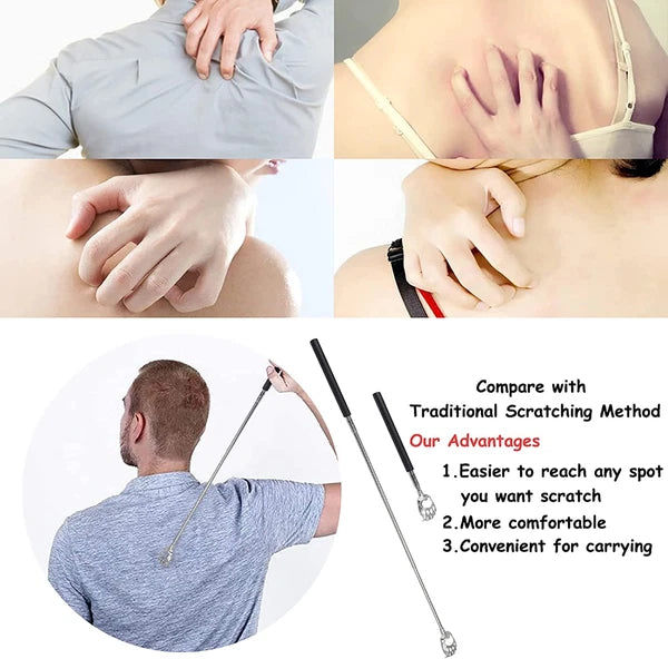 Bear Claw Extendable Back Scratcher for Men Women, Stocking Stuffers for Adults
