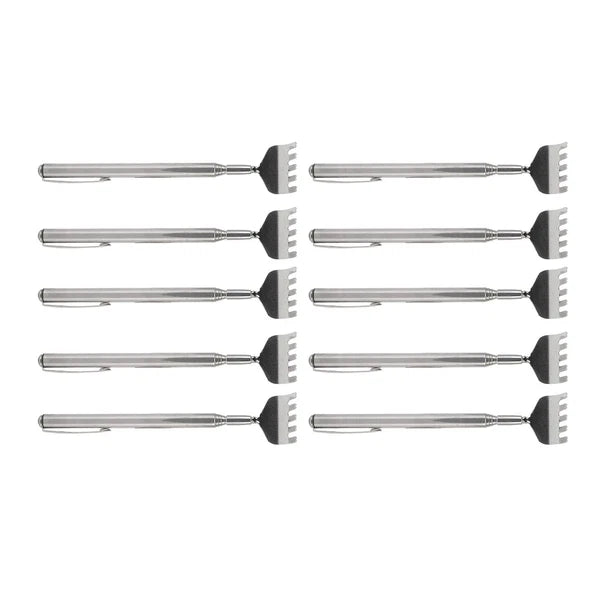 10Pcs Telescoping Back Scratcher, Back Scratcher Extendable Stainless Steel P...