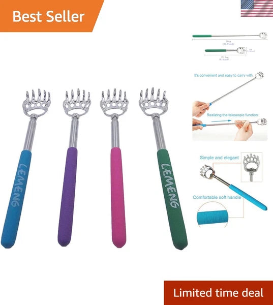 Cerrxian Adjustable Multi-Body Back Scratcher - Massage Tool for Stress Relief