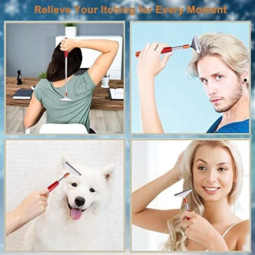 Back Scratcher with Detachable Heads Metal Backscratchers Extendable for Wome...