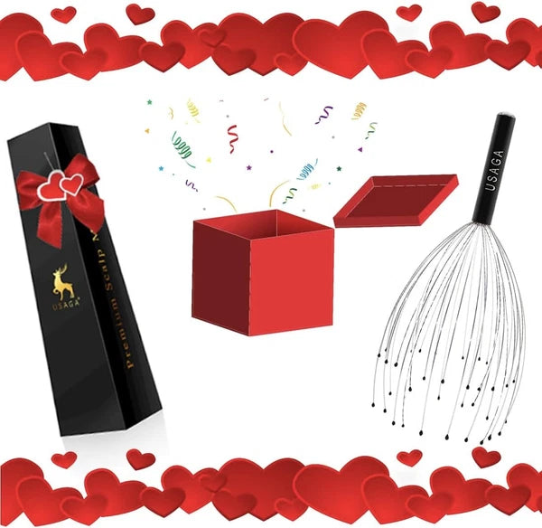 USAGA 36 Fingers Head Massager Scalp Scratcher for Black