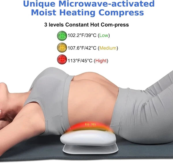Electric Lumbar Traction Massager Adjustable Vibration Massager Waist Spine