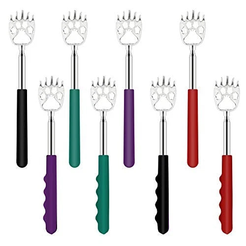 8 Pack Back Scratcher for Adults Extendable - 8 Count (Pack of 1) Multicolor
