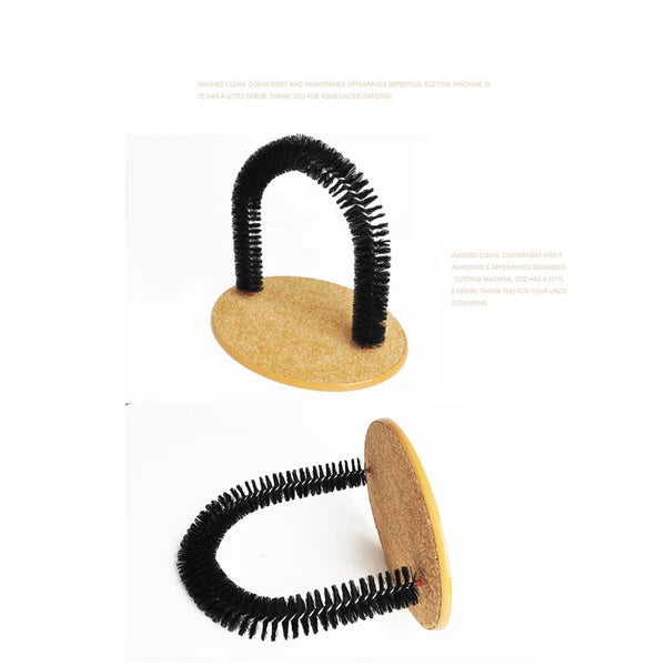 Cat Scratch Arch Kitten Massaging Scratching Scratcher Pet Grooming Play Catnip