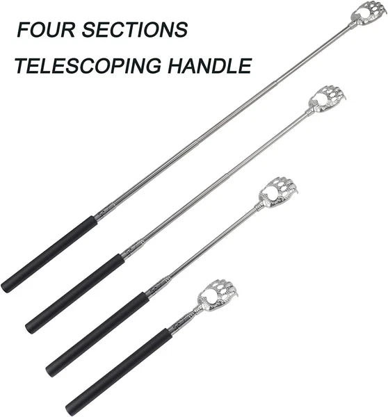 Bear Claw Extendable Back Scratcher for Men Women, Stocking Stuffers for Adults
