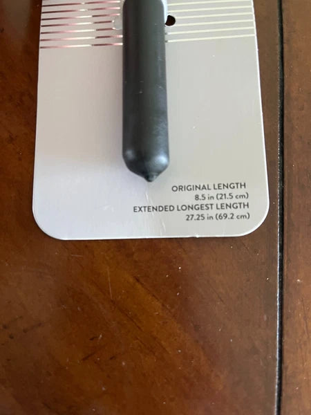 Dashing Back Scratcher Extendable Black & Silver extends up to 27.25 inches