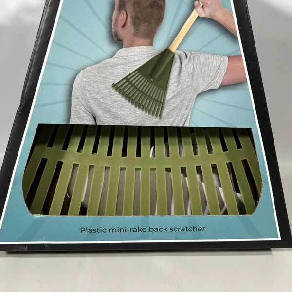 Rake Back Scratcher Gag Gift Present Big Wide Therapeutic 24” Long New NWT