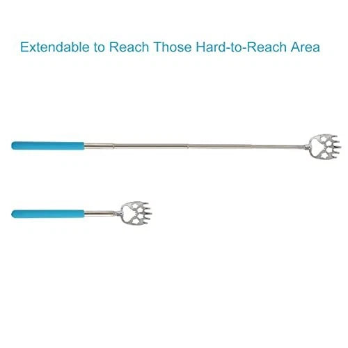 4 Pack Telescoping Back Scratchers Extendable Back Massager for Adults