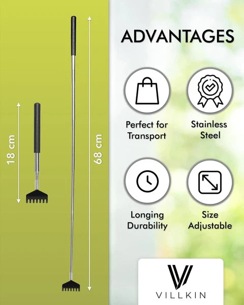Stainless Steel 2-Pack Telescopic Back Scratcher