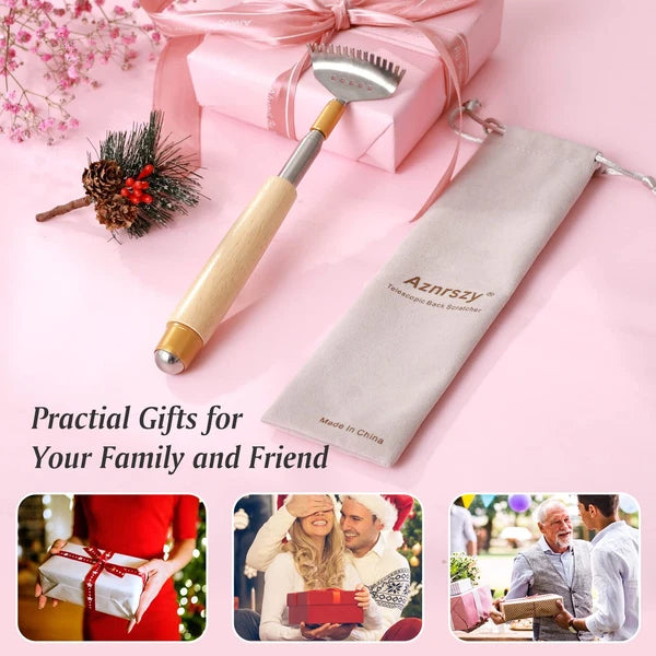 2Pcs Back Scratchers, Metal Extendable BackScratchers for Adults Kids 2 Sizes...