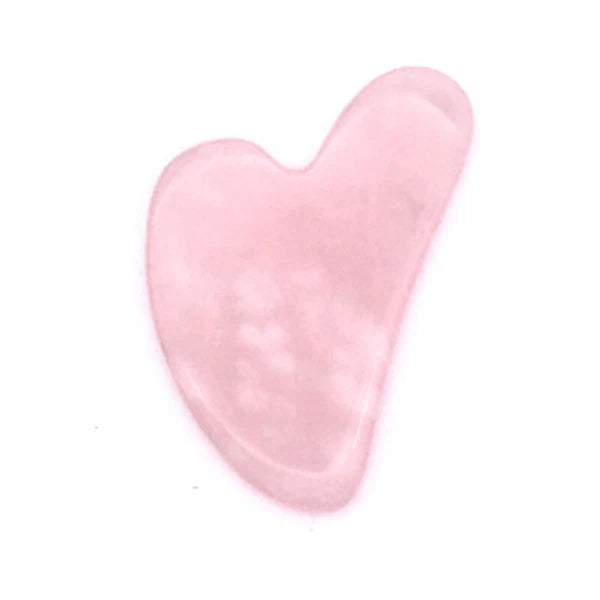 Natural Gua Sha Board Rose Quartz Face Massager Jade Stone Facial Body Scraper