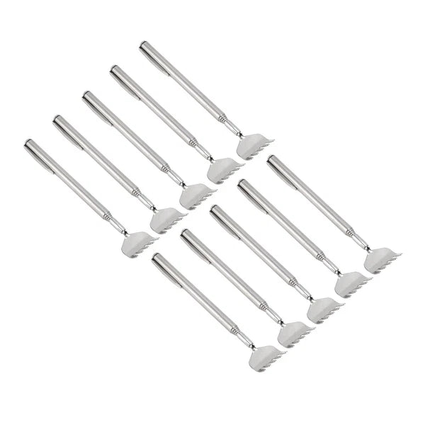 10Pcs Telescoping Back Scratcher, Back Scratcher Extendable Stainless Steel P...