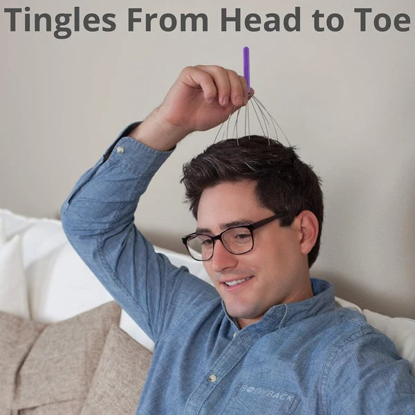 Body Back Scalp Massager, Head Scratcher, Manual Twin Pack, Color Varies