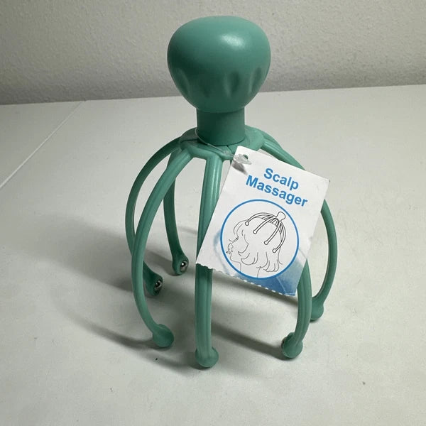 Head Massager/Scratcher, Massaging Scalp Help Relax, Calm Stress, w/ Steel Ball