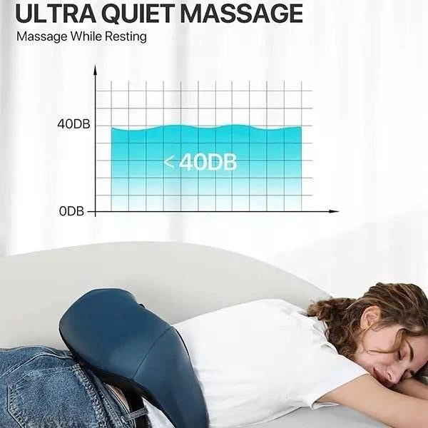 Back and Neck Massager with Heat, Electric Deep Tissue 3D Kneading Massage