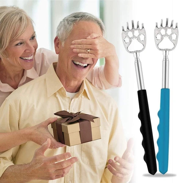 Portable Telescoping Back Scratchers - 8 Pack in Vibrant Colors and Comfort Grip