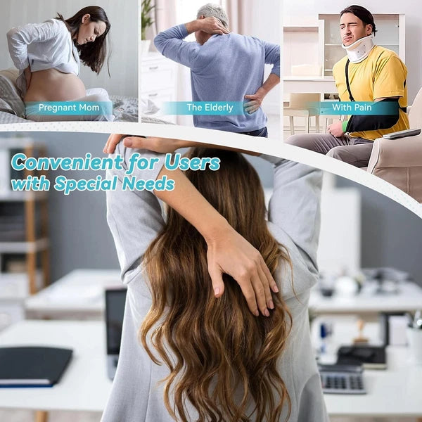 Adjustable Back Scratcher with 3 Heads - Ideal for Christmas Stocking Stuffers