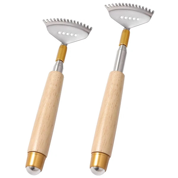 2Pcs Back Scratchers, Metal Extendable BackScratchers for Adults Kids 2 Sizes...