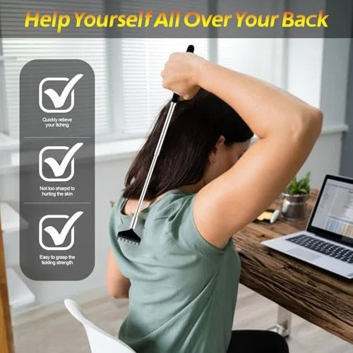 Back Scratcher 3 Pack Different Design Stainless Telescopic Back scratchers