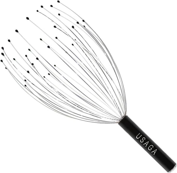 USAGA 36 Fingers Head Massager Scalp Scratcher for Black